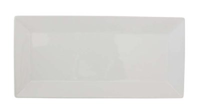 White Rectangular Platter, 16" x 9"