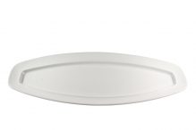 White Oval Platter, 22.5" x 9"