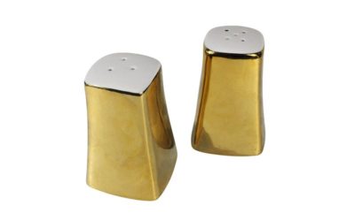 Gold Salt and Pepper Shaker