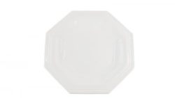 White Octagon Italian Platter