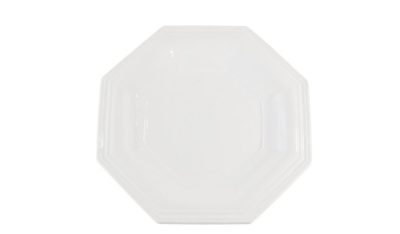 White Octagon Italian Platter