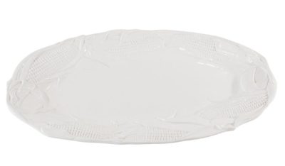 White Vintage Italian Platter