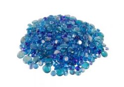 Multi Colored Blue Gem Decorative Stones