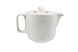 White Modern China Teapot