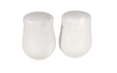 White Salt & Pepper Shakers